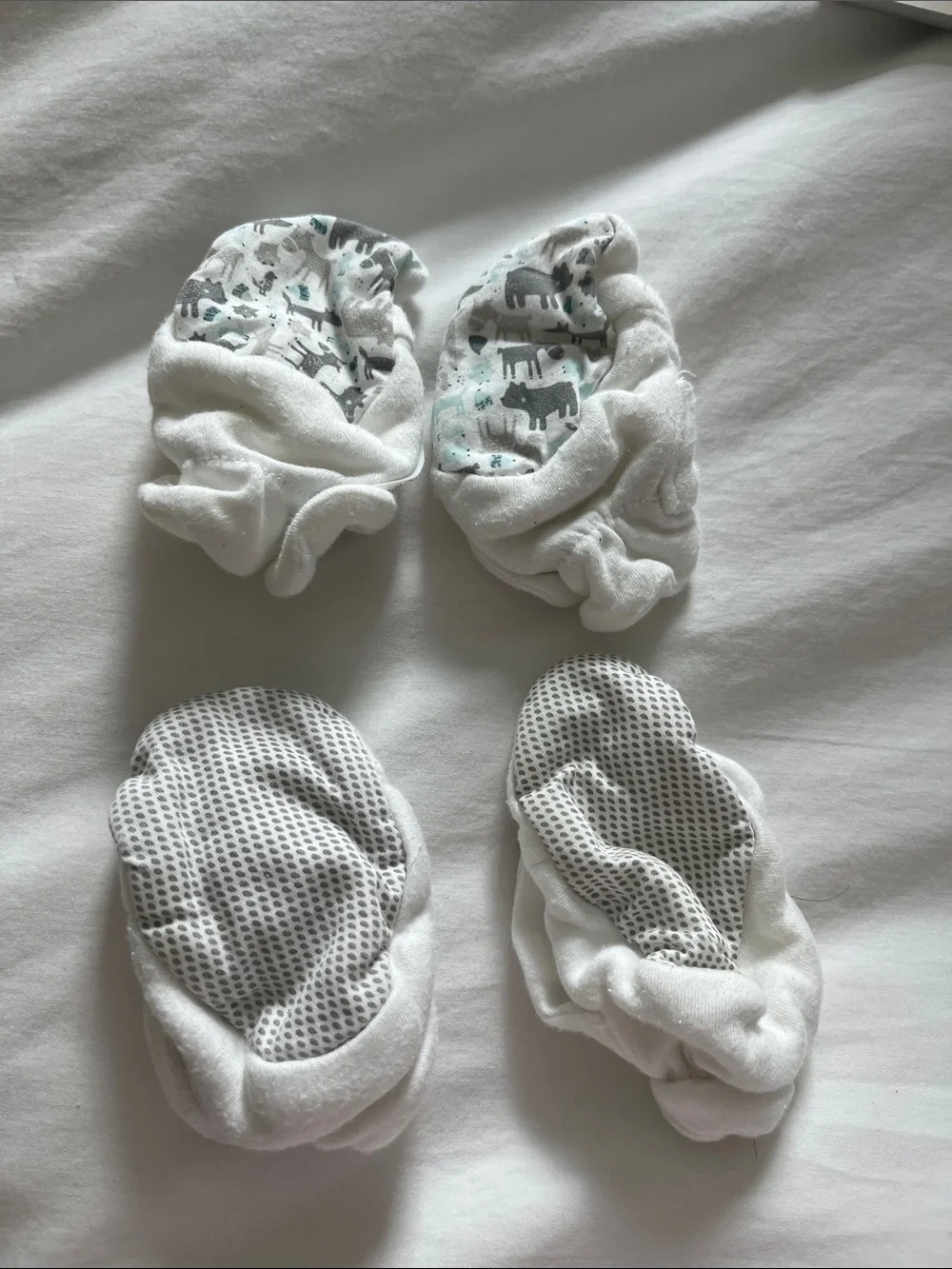 2 pack botties Baby Set Gray Accessories